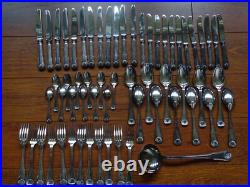 RAVINET D'ENFERT ANCIENNE MENAGERE 61 PCS métal argenté MODELE COQUILLE RAVINET D'ENFERT ANCIENNE MENAGERE 61 PCS métal argenté MODELE COQUILLE