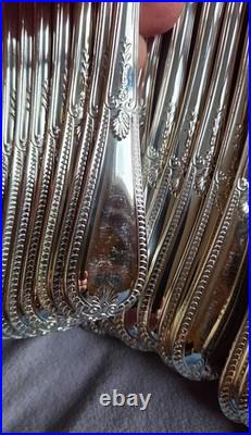 REMY LETANG Ménagère à poisson 12 + 11 = 23 pièces métal argenté modèle empire