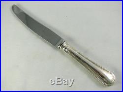 Ravinet d'Enfert 12 couteaux de table modèle Filet, excellent état métal argenté