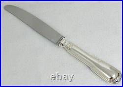 SFAM, 8 couteaux de table modèle au Filet, métal argenté, proches du neuf