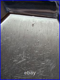 SFAM Grand légumier en métal argenté modèle octogone à gradins