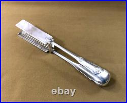 SFAM pince de service à asperges modèle EMPIRE SANS GENE métal argenté 29,5 cm