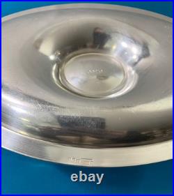 Saucière 2 becs CHRISTOFLE modèle PERLES métal argenté plat service table