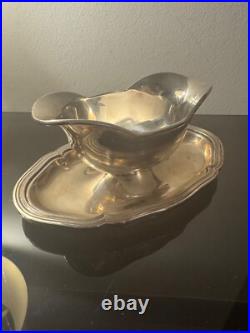 Saucière CHRISTOFLE modèle COQUILLE VENDOME en métal argenté