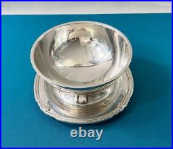 Saucière CHRISTOFLE modèle COQUILLES VENDOME métal argenté plat service