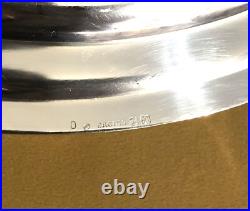 Saucière ERCUIS modèle RUBANS / TRIANON métal argenté Table Couvert Sauce Plat