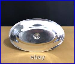 Saucière PHENIX modèle EMPIRE métal argenté Anse tête d'aigle 26,5cm Table Sauce