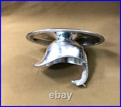 Saucière aigle sur plateau CHRISTOFLE modèle MALMAISON métal argenté Table sauce
