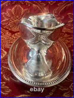Saucière métal argenté Christofle collection Gallia modele perles d'époque XXème