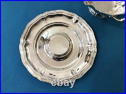 Saucière sur plat Modèle FILET CHINON métal argenté 20cm ETAT NEUF no christofle