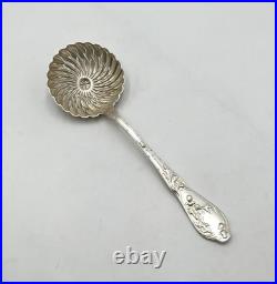 Saupoudreuse à sucre BOULENGER modèle CHARDONS métal argenté Couvert 21,5 cm