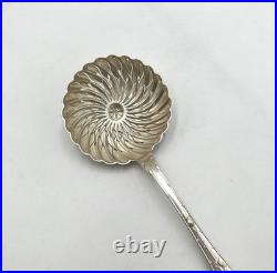 Saupoudreuse à sucre BOULENGER modèle CHARDONS métal argenté Couvert 21,5 cm