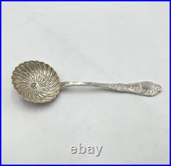 Saupoudreuse à sucre BOULENGER modèle CHARDONS métal argenté Couvert 21,5 cm