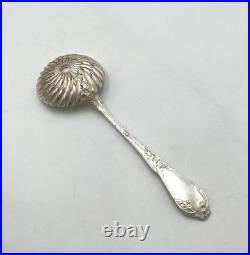 Saupoudreuse à sucre BOULENGER modèle CHARDONS métal argenté Couvert 21,5 cm