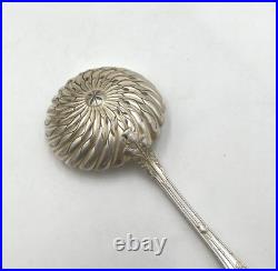 Saupoudreuse à sucre BOULENGER modèle CHARDONS métal argenté Couvert 21,5 cm