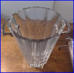 Sceau A Champagne En Cristal De Baccarrat Et Metal Argente Modele Maxime Signe