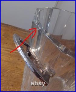 Sceau A Champagne En Cristal De Baccarrat Et Metal Argente Modele Maxime Signe