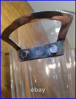 Sceau A Champagne En Cristal De Baccarrat Et Metal Argente Modele Maxime Signe