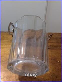 Sceau A Champagne En Cristal De Baccarrat Et Metal Argente Modele Maxime Signe