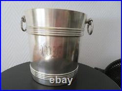 Seau À Champagne En Métal Argenté Christofle Modele Biarritz Ice Bucket