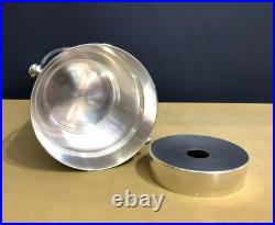 Seau à glace / glaçons CHRISTOFLE modèle BIARRITZ métal argenté Service Table