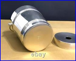 Seau à glace / glaçons CHRISTOFLE modèle BIARRITZ métal argenté Service Table