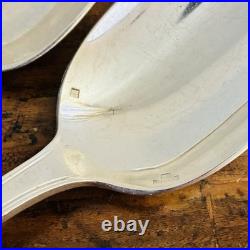 Série de 12 cuillères à soupe Christofle modèle America métal argenté Art Déco