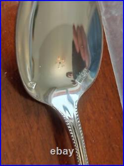 Série de 6 petites cuillères à moka métal argenté Christofle modèle perles