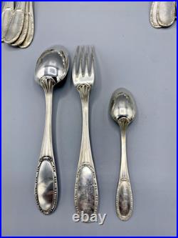 Service 36 pièces Ercuis modèle Artois métal argenté Fourchettes & cuillères Service 36 pièces Ercuis modèle Artois métal argenté Fourchettes & cuillères