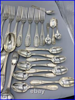 Service 36 pièces Ercuis modèle Artois métal argenté Fourchettes & cuillères Service 36 pièces Ercuis modèle Artois métal argenté Fourchettes & cuillères