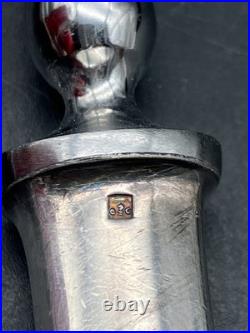 Service A Découper Christofle Fourchette & Couteau Métal Argenté Modèle Spatours