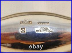 Service a café / thé 5 pieces CHRISTOFLE GALLIA modèle COLBERT en métal argenté