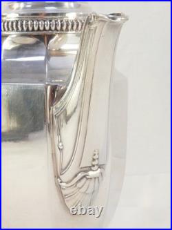 Service a café / thé 5 pieces CHRISTOFLE GALLIA modèle COLBERT en métal argenté