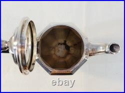 Service a café / thé 5 pieces CHRISTOFLE GALLIA modèle COLBERT en métal argenté