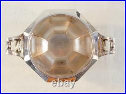 Service a café / thé 5 pieces CHRISTOFLE GALLIA modèle COLBERT en métal argenté