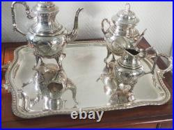 Service à the métal argenté 1894/1896 Modèle Louis XVI