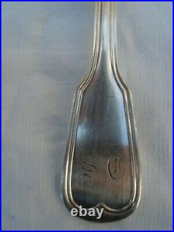 Service fourchettes cuilleres metal argente Maison Christofle modele Chinon