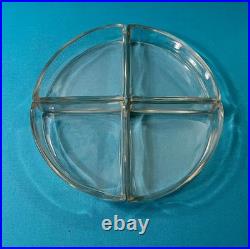 Serviteur muet CHRISTOFLE GALLIA modèle PERLES métal argenté apéritif plat 25 cm