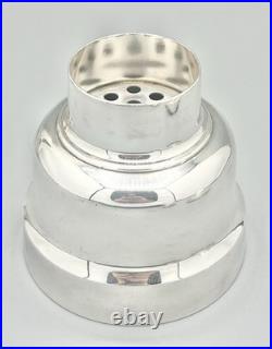 Shaker métal argenté Christofle, modèle Méribel, complet, XXe Shaker métal argenté Christofle, modèle Méribel, complet, XXe
