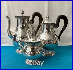 Sucrier CHRISTOFLE modèle MALMAISON métal argenté EMPIRE café thé 15 cm