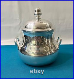 Sucrier ERCUIS modèle SUFFREN métal argenté 16 cm café thé ALBI service