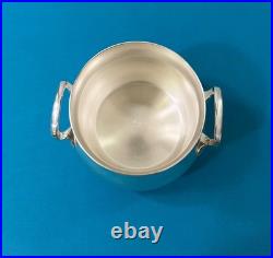 Sucrier ERCUIS modèle SUFFREN métal argenté 16 cm café thé ALBI service