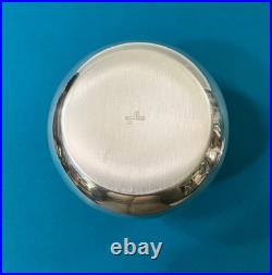 Sucrier ERCUIS modèle SUFFREN métal argenté 16 cm café thé ALBI service