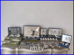 Superbe Menagere En Metal Argente Christofle Modele Malmaison 103 Pieces