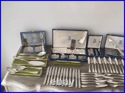 Superbe Menagere En Metal Argente Christofle Modele Malmaison 103 Pieces