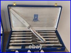 Superbe Menagere En Metal Argente Christofle Modele Malmaison 103 Pieces