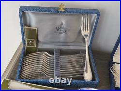 Superbe Menagere En Metal Argente Christofle Modele Malmaison 103 Pieces