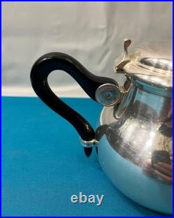 Théière CHRISTOFLE modèle ALBI métal argenté LUTECE thé café 14 cm table