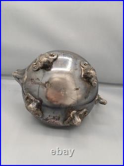 Théière en métal argenté ERCUIS Modèle 6028 Numéro 4