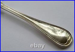 Très belles 6 GRANDES CUILLERES de CHRISTOFLE modèle FILET métal argenté 21,3cm